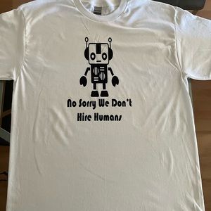 Robot Manager Graphic Tee size Xl only one designed